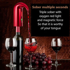 Portable Electric Wine Aerator Dispenser Pump